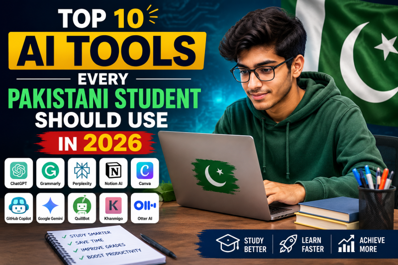 Top 10 AI Tools Every Pakistani Student Should Use in 2026
