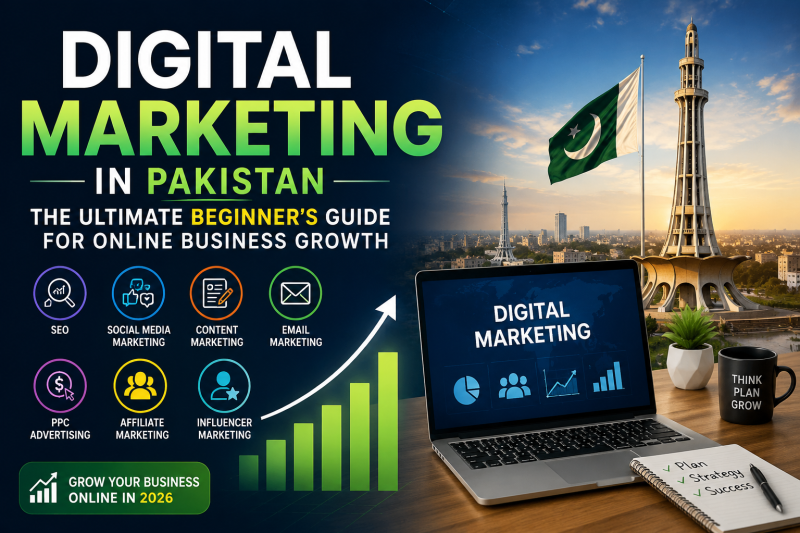 Digital Marketing in Pakistan: The Ultimate Beginner’s Guide for Online Business Growth in 2026