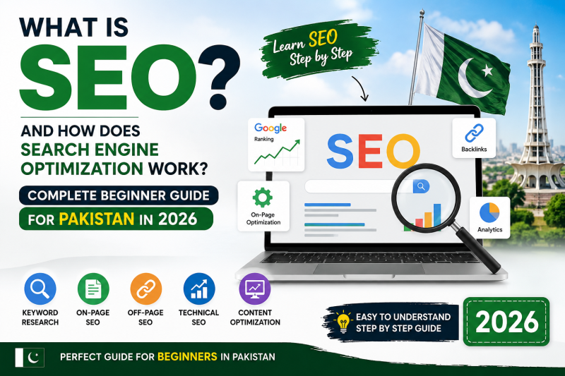 What Is SEO and How Does Search Engine Optimization Work? Complete Beginner Guide for Pakistan in 2026