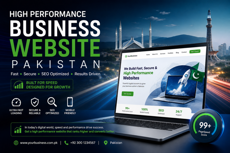 High Performance Business Website Pakistan: The Complete Guide to Building a Website That Actually Works