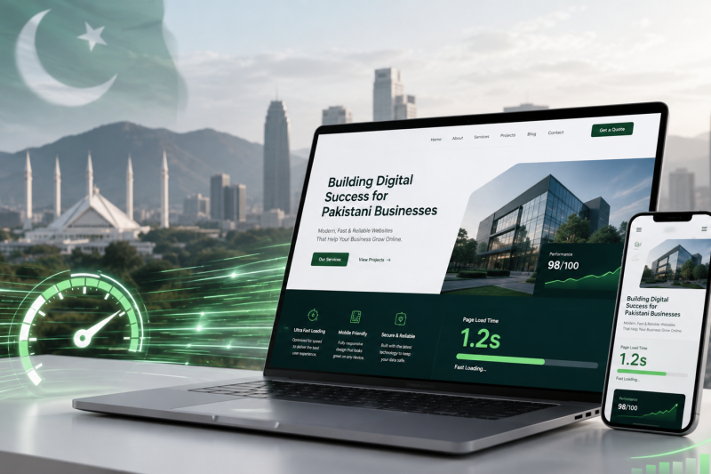 Fast Loading Business Website Pakistan: Why Speed Decides Who Wins Online